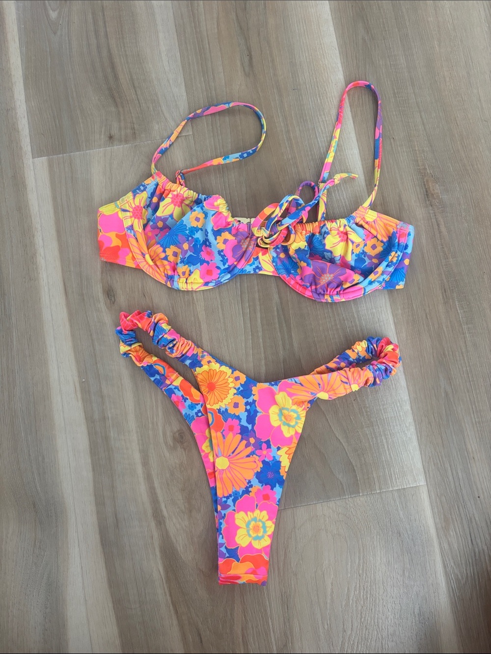 Kulani Kinis Neon Floral Bikini